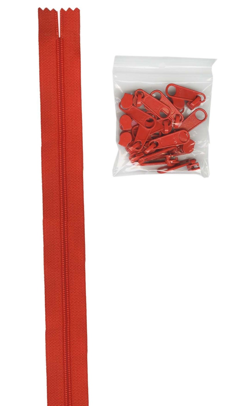 Patterns By Annie Yard Zipper, Tangerine